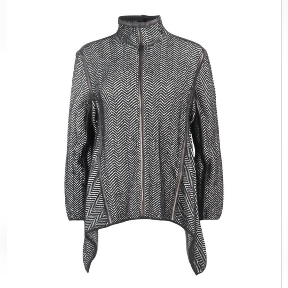 Tom Ford leather trimmed cashmere blend sweater size Large - Picture 4 of 16